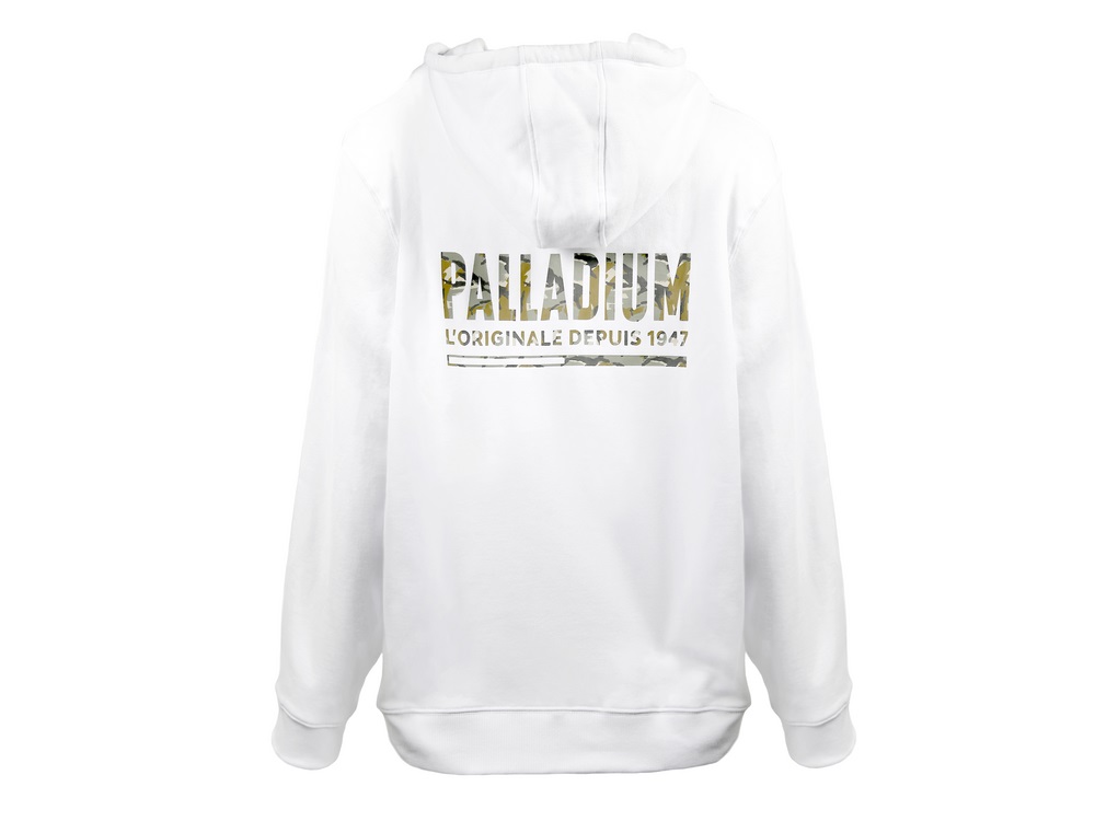 Sudadera Con Capucha Palladium PULLOVER HOODIE 3 Mujer Blancas | Costa Rica-18659